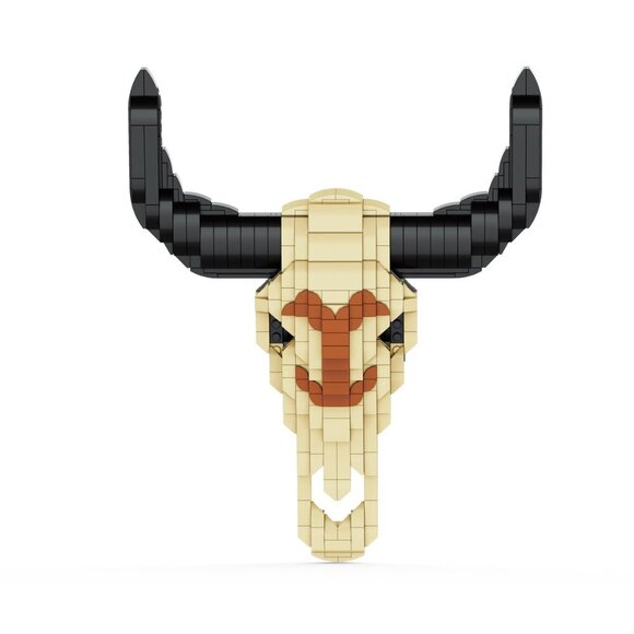 Yellowstone Steer Skull (563 Pcs.) Brickcraft 2023 Brick Building Set - Picture 5 of 5